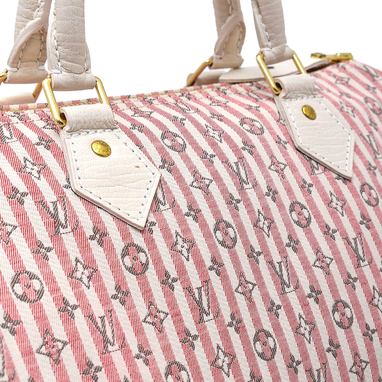 Louis Vuitton - Pink Croisette Mini Lin Canvas Speedy 30 Bag